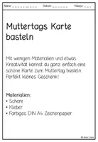 Vorschau - Mal- und Bastelvorlagen - Muttertagskarte basteln – Pop-up-Karte | Bastelvorlage Muttertag - Seite 2