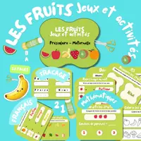 Aperçu - Jeux - Trousse pédagogique alimentation-Les Fruits - Page de couverture