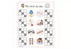 Vorschau - Fördermaterial/Inklusion - Buchstabeneinführung L - Klammerkarten - Seite 3