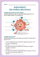 Vorschau - Arbeitsblätter - Der Aufbau des Atoms (Lernposter, Arbeitsblätter+Lösungen) - Seite 2