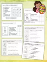 Vorschau - Arbeitsblätter - Lese-Mal-Heft - Ostern - Lesen und Malen für Klasse 1 bis 3 - lesen und verstehen - Seite 3