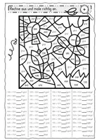 Vorschau - Arbeitsblätter - Rechenmalblätter | Klasse 3 | Zahlenraum 1000 | Frühling - Seite 1