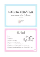 Vista previa - Hojas de trabajo - LECTURA PIRAMIDAL: INICIACIÓ A LA LECTURA - página 3