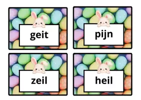 Voorbeeld - leeskaartjes tweeklanken - Voorblad