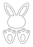 Vorschau - Mal- und Bastelvorlagen - Osternest basteln: Vorlage Serviettenbox Ostern - Seite 1