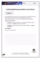 Vorschau - Unterrichtsreihen - Lineare Funktionen: Funktionsgleichung aufstellen - Übungen (mit Lösungsheft) - Seite 3