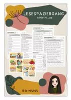Vorschau - Arbeitsblätter - Lesespaziergänge Materialpaket - Seite 1