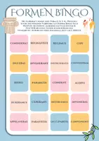 Vorschau - Arbeitsblätter - Formen Bingo für den Lateinunterricht - Seite 1