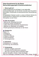 Vorschau - Poster - Osterkomplimente in der Klasse - Seite 1