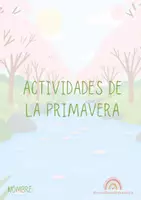 Vista previa - Unidades / Secuencias / Situaciones de Aprendizaje - Actividades de La Primavera para Infantil o primer ciclo - Portada