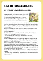 Vorschau - Arbeitsblätter - Ostergeschichten - Leseverständnis - Seite 1