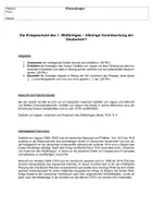Vorschau - Klassenarbeiten - Klausur Erster Weltkrieg – Kriegsschuldfrage | Quellenanalyse Jagow mit Erwartungshorizont - Seite 1