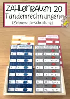 Vorschau - Anderer Materialtyp - Zahlenraum 20 Tandemrechnungen (Zehnerunterschreitung) - Deckblatt
