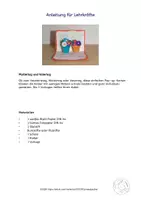 Vorschau - Mal- und Bastelvorlagen - Muttertag, Vatertag, Pop- up-Karte zum Verschenken - Seite 3