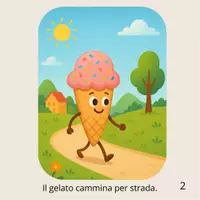 anteprima - Altro tipo di materiale - I colori: storia del gelato e della ciambella - Pagina 1