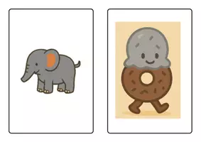 anteprima - Esercizi - I colori: libro del gelato e della ciambella/attività - Pagina 1