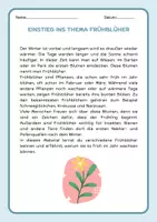 Vorschau - Arbeitsblätter - Frühblüher entdecken - Lesetexte und kreative Aufgaben - Seite 3