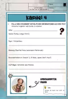 Vorschau - Arbeitsblätter - Im Chat war er noch so süß! - Arbeitsaufträge zu Kapitel 4 - Deckblatt