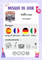 Aperçu - Fiches - PACK COMPLET - Musique du jour (rituel) - Page 3