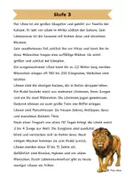 Vorschau - Arbeitsblätter - Der Löwe: Differenzierte Sach- und Lesetexte - Seite 3