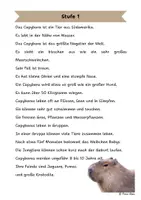 Vorschau - Arbeitsblätter - Das Capybara: Differenzierte Sach- und Lesetexte - Seite 1