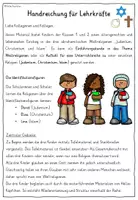Vorschau - Stundenentwürfe - Weltreligionen Judentum Christentum Islam EINFÜHRUNGSSTUNDE Klasse 1 und 2 Ethik Religion FREEBIE - Seite 2