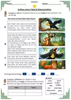 Vorschau - Stundenentwürfe - Materialpaket: 3 Unterrichtsstunden zu Fabeln - Fabelmerkmale, Aufbau, Eigenschaften, Moral (inkl. Präsis, Sprinter, Lösungen) - Seite 3