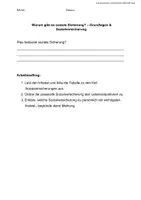 Vorschau - Arbeitsblätter - AB - Warum gibt es soziale Sicherung ? - Deckblatt