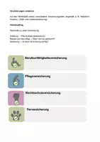 Vorschau - Arbeitsblätter - AB - Welche privaten Versicherungen gibt es ? - Seite 1