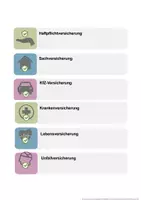 Vorschau - Arbeitsblätter - AB - Welche privaten Versicherungen gibt es ? - Seite 2