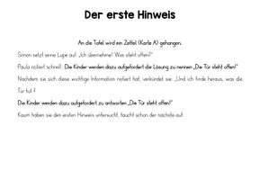 Vorschau - Stundenentwürfe - Die Satzglieder Ermittler // Einführungsgeschichte - Seite 3