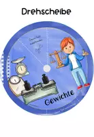 Vorschau - Stationenlernen - Gewichte Drehscheiben Mathematik - Seite 1