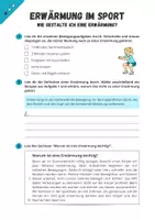 Vorschau - Arbeitsblätter - Erwärmung einfach ⎮ Wie plane ich eine Erwärmung - Seite 1