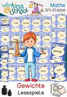 Vorschau - Spiele - Gewichte Lesespiel „Ich habe – Wer hat?“ | Mathematik Klasse 3-4 - Deckblatt