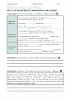 Vorschau - Arbeitsblätter - Grassland Farming/ Almwirtschaft und Almkäse - Deckblatt