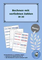 Vorschau - Stationenlernen - Mathematik Rechnen mit verliebten Zahlen ZR 20 Kartei - Deckblatt