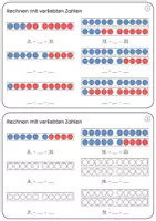 Vorschau - Stationenlernen - Mathematik Rechnen mit verliebten Zahlen ZR 20 Kartei - Seite 2