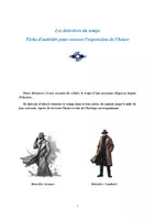 Aperçu - Feuilles d'exercices - Les détectives du temps - Page de couverture
