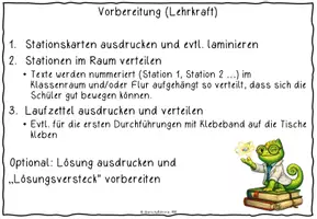 Vorschau - Poster - Ablauf einer Laufrallye - Bildkarten Chemie - Seite 3