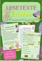 Vorschau - Arbeitsblätter - Lesetexte zu Ostern - Deckblatt