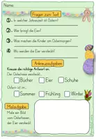 Vorschau - Arbeitsblätter - Lesetexte zu Ostern - Seite 3