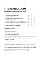 Vorschau - Arbeitsblätter - The Braille Code: Reading (English) - Seite 3