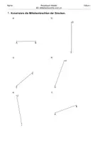 Vorschau - Arbeitsblätter - AB Mittelsenkrechte und Lot - Deckblatt