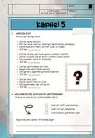 Vorschau - Arbeitsblätter - Im Chat war er noch so süß! - Arbeitsaufträge zu Kapitel 5 - Deckblatt