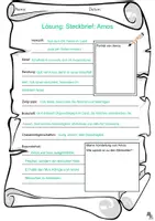 Vorschau - Arbeitsblätter - Amos: Infotext und Steckbrief inkl. Lösung - Seite 3