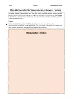 Vorschau - Arbeitsblätter - Von den Merkmalen zur eigenen Vorgangsbeschreibung - Seite 1