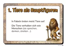 Vorschau - Präsentationen/Tafelbilder - Fabeln statt Märchen? - Fabel Tafelmaterial - Seite 2