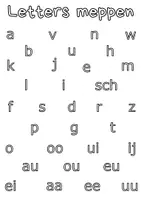 Voorbeeld - Spel hoekenwerk: letters meppen - Voorblad