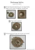 Vorschau - Arbeitsblätter - Drachenaugen töpfer im Kunstunterricht, Kunst Sek 1, Ton, Töpfern - Seite 3