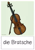 Vorschau - Poster - Das Orchester Bildkarten und Wortkarten - Seite 2